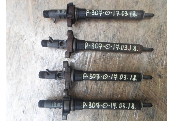 Форсунка дизельна Delphi Peugeot 307, 308, 407, Citroen C4, C5, C8 2.0 hdi, 9656389980, EJBR03801D, мотор RHR