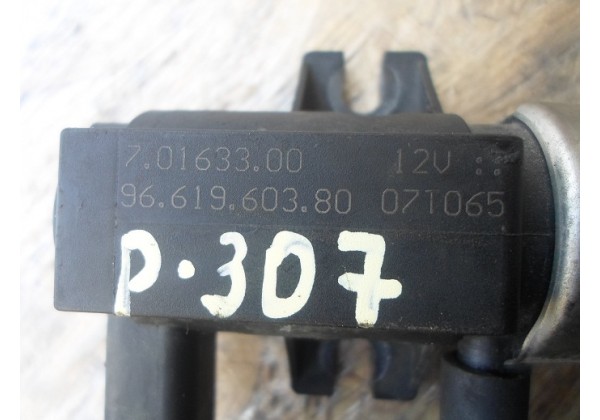 клапан управління турбіною Peugeot, Citroen 2.0 hdi, 9661960380, 7.01633.00