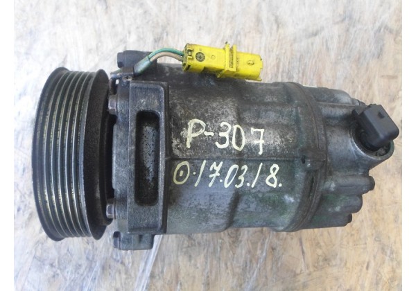 Компресор кондиціонера Peugeot, Citroen 2.0 hdi, SD7C16 SANDEN, 9651911380
