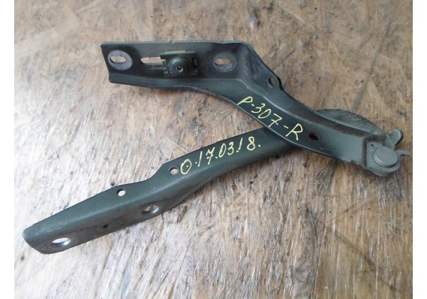 Петля капота права Peugeot 307 SW, 05-08, 9680749080