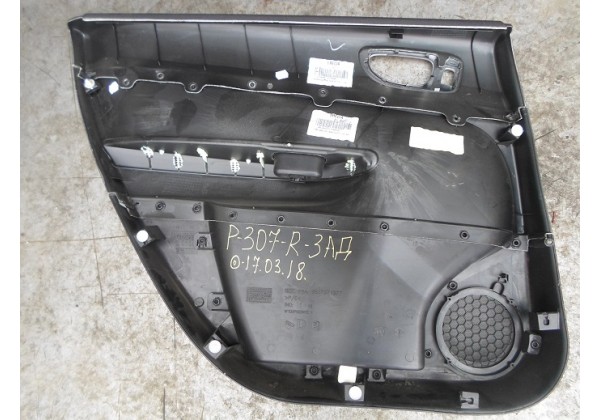 обшивка задньої дверки, ( права, ліва ) Peugeot 307 SW, 05-08, універсал