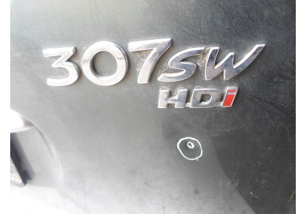 кришка багажника Peugeot 307 SW, гола, без скла, 05-08, універсал