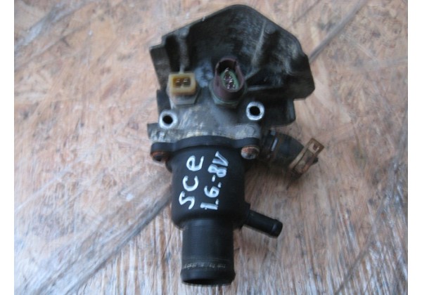 корпус термостата Renault Kangoo,Clio II,Symbol II,Scenic,Megane,Laguna,Logan 1.4,1.6, 7700103300, 8200155515, 8200578089, 7700112493