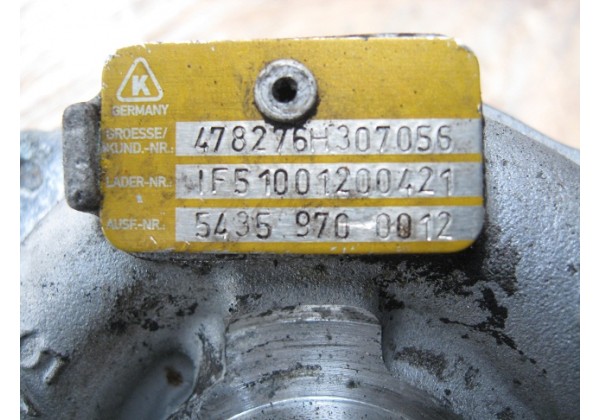 Турбіна Renault Megane II, Scenic II, Logan, Modus, Clio III, Kangoo 1.5 dci, 54359700012 *