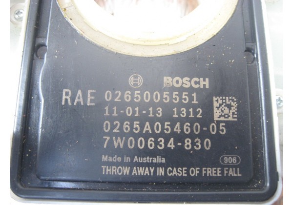 Датчик кута повороту керма Renault Laguna III, Master III, Bosch 0265005551, 0265A05460-05, 7w00634-830