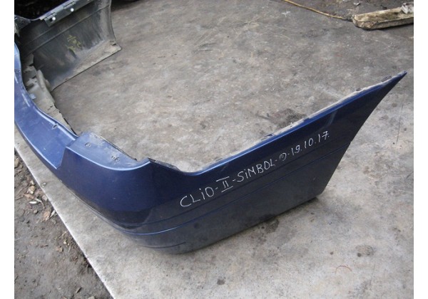 бампер задній Renault Clio II, Symbol II, 98-02, седан