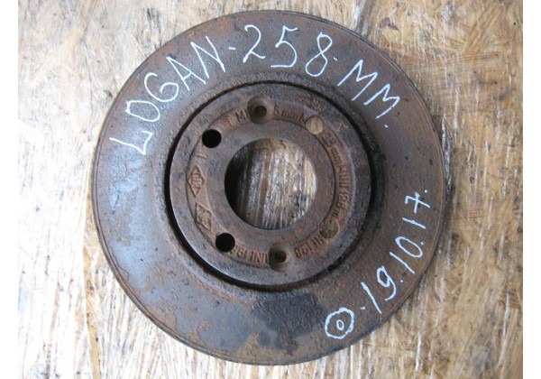 гальмівний диск передній Renault, 6001549211, D - 259 mm