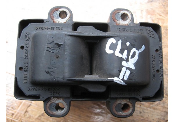 катушка запалювання Renault Clio II, III, Symbol II, Kangoo, Megane, Scenic, Sandero, Logan, Modus 1.2, 1.4, 1.6 b, 224336134R, 7700274008, 6001543604, 0040100354