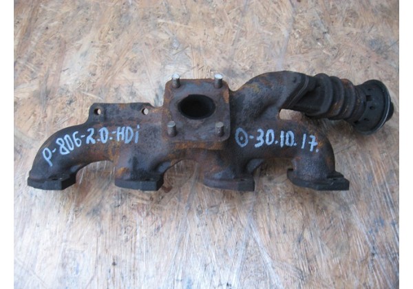 Випускний колектор, клапан EGR Citroen, Peugeot 2.0 hdi, 2.0 jtd, 0341G3, 9635407980