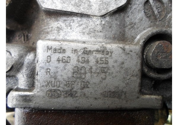 паливний насос високого тиску (ТНВД) Peugeot, Citroen 1.9 d, td, XUD9, 0460494455, 9632887980