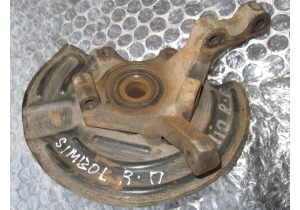 цапфа, поворотний кулак, ступиця, передня права Renault Clio II, Symbol II 1.2, 1.4, 8200207309, 7700825221, 7700719140
