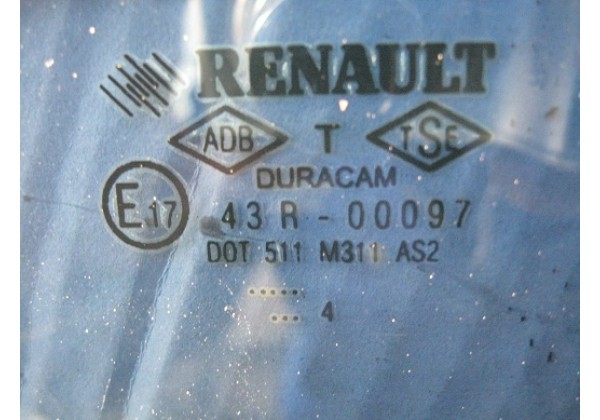 скло задне Renault Clio II,Symbol II