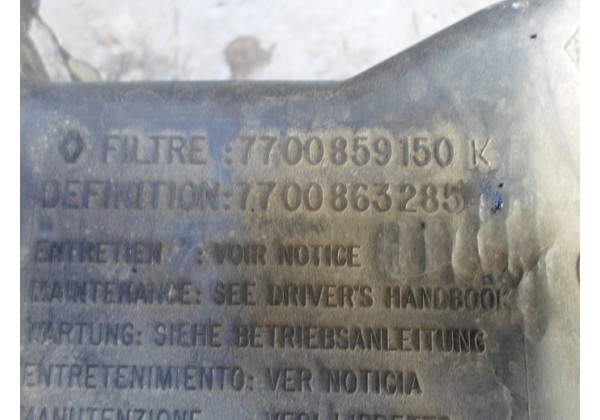 корпус повітряного фільтра Renault Laguna 2.2 d, 7700859150, 7700859150