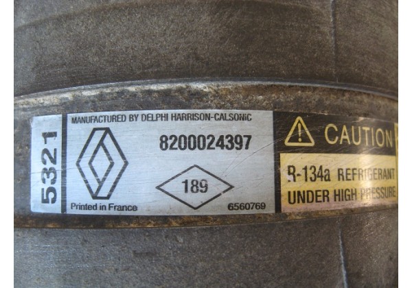 Компрессор кондиционера Renault Laguna II 1.6 16V, 7711134455, 8200024397
