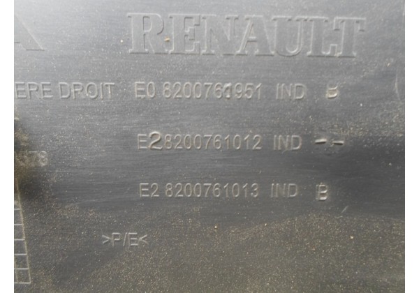 Обшивка дверки задньої правої Renault Sandero, Logan, 8200761951, 2005-2014 г