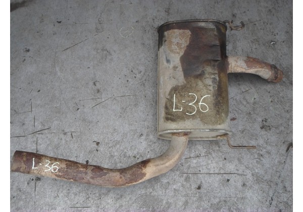 Середній глушник вихлопних газів Renault Laguna, 7700429427, 7700423682