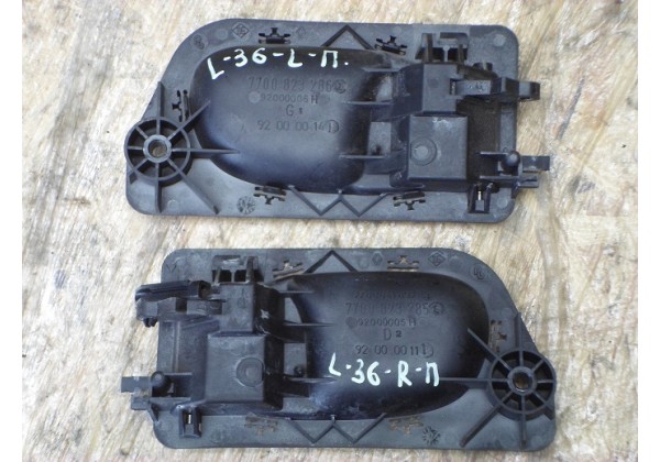 Ручка дверна внутрішня передня (ліва, права) Renault Laguna, 93-00, 7700823286, 7700823285