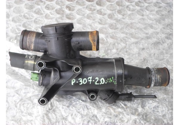 корпус термостату Peugeot 307, C4 2.0 hdi, 9656183980