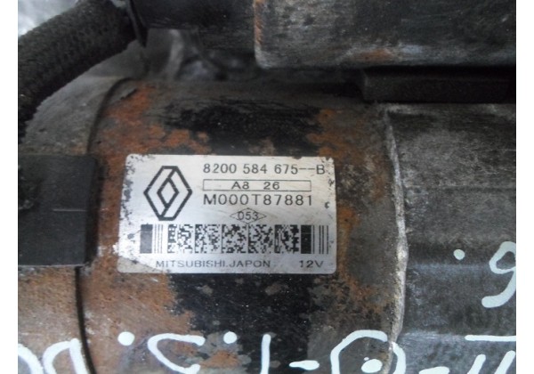 стартер Renault 1.5dci, 8200584675, MOOOT87881, 8200584843, 8200836473, 8200306595