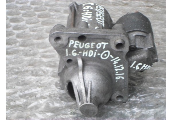 Стартер Peugeot, Citroen 1.4, 1.6 hdi, 9688268480, 9646679980, 9640825280, 5802AZ, 5802Y6, 5802Y5, 5802Y4, 5802FG, D6RA110, 9664016980, MOOOT22472