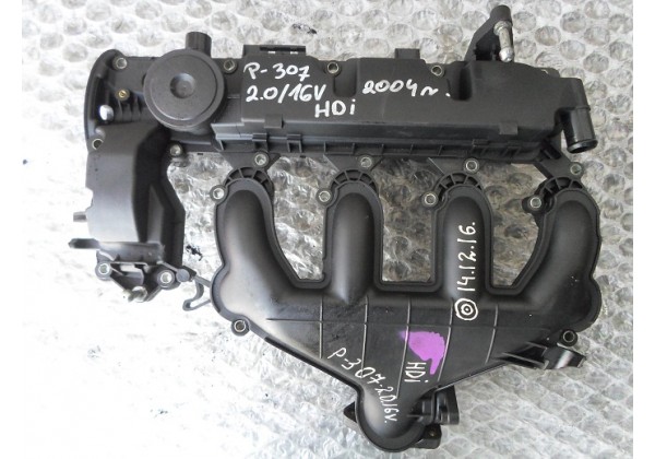 коллектор впускний,клапанна кришка головки Peugeot 307,308,407,607,Expert II,,2.0hdi, 16 v , мотор RHR,9645977980,0248Q6