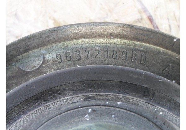 шків колінвалу Peugeot, Citroen 1.9 d, DW8, 9637218980, 9624596880