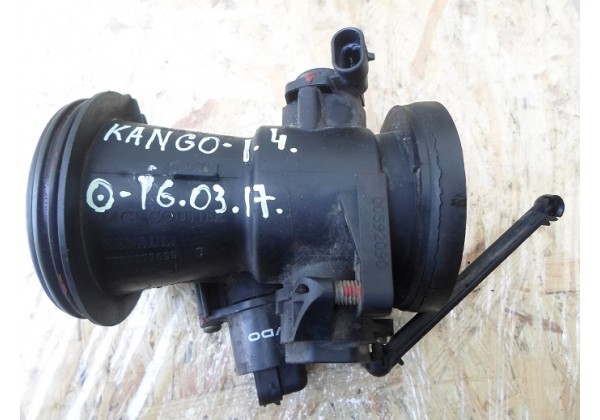 дросельна заслінка Renault Clio II, Symbol II, Kangoo, Megane, Scenic, Sandero 1.4, 1.6 8V, 8200908869, 7700273699, 8200682611