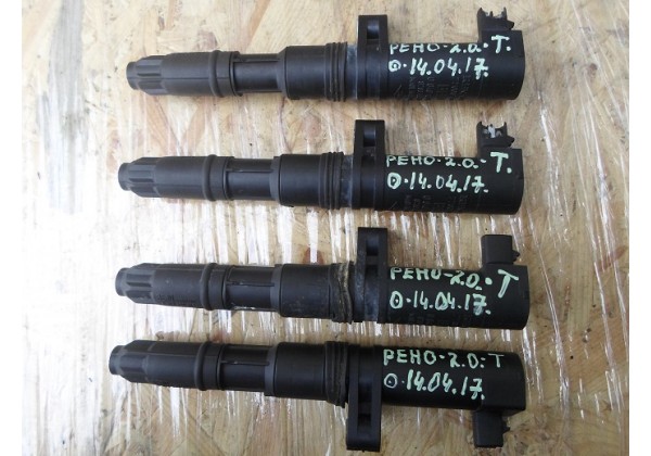 Котушка запалювання Renault Espace 3, Espace 4, Megane, Megane 2, Laguna, Laguna 2, Laguna 3, Clio, Clio 2, Clio 3, Fluence, Scenic, Scenic 2, Kangoo, Logan, Trafic 2, Twingo 2, Modus, 0986221001, 7700875000, 413745111