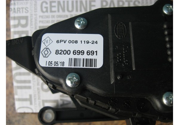Потенціометр, датчик положення педалі газу Renault, 8200699691 , 8200089851