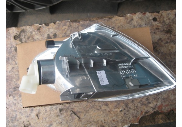 Ліхтар покажчика повороту лівий, з лампою Renault Megane, Scenic, 95-99, 7701040712
