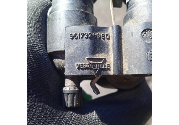 Патрубок радіатора пічки 306, Xsara, Partner, Berlingo 1.4, 1.6, 1.8 8V, 9617328980, 6464VW