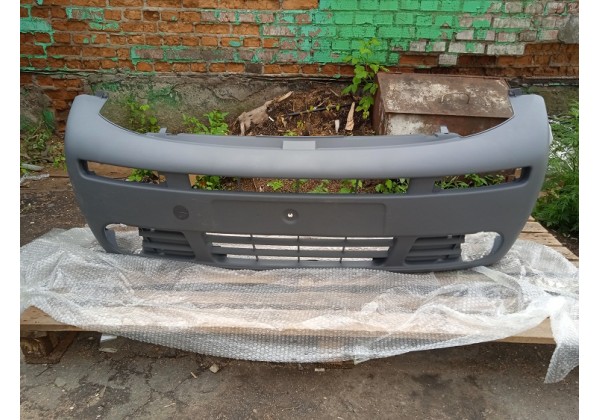 Бампер передній з отворами під ПТФ Opel Vivaro, Renault Trafic II, 01-07, 91168577