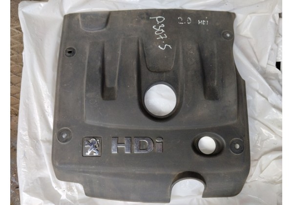 Декоративна накладка двигуна Peugeot 206, 307 2.0 hdi, 9634754680, 9634755180, RHY, RHZ, RHS