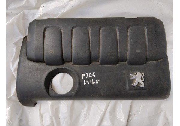 Декоративна накладка двигуна Peugeot 1007, 206, 307, 207, Citroen C2, C3, C4 1.4 16V, KFU, 9648443480, 9648442980, 0137E0