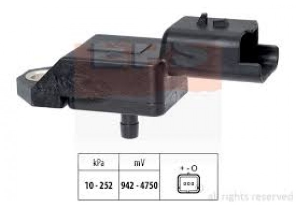 Датчик тиску повітря у впускному коллекторі Peugeot, Citroen, 1920GH , 9642789980