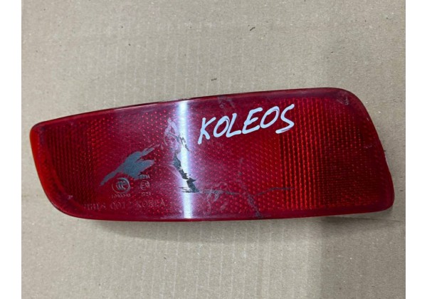 Світловідбивач, катафот задній лівий в бампер Renault Koleos, 07-16, 26565JY00A