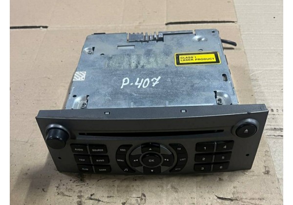 Магнітола, радіо, CD, Peugeot 407