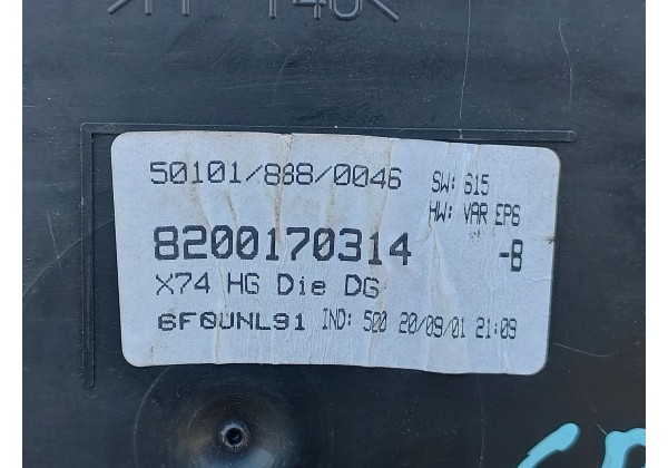 Щиток приладів Renault Laguna 2, 1.9 DCi, 8200170314