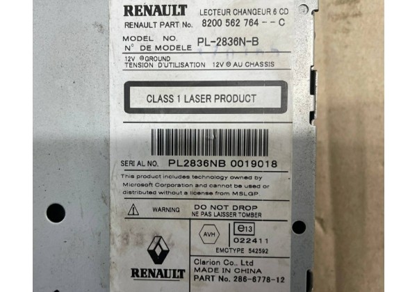 Автомагнітола з навігацією, радіо, CD, навігація, Renault Scenic 2, 8200562764