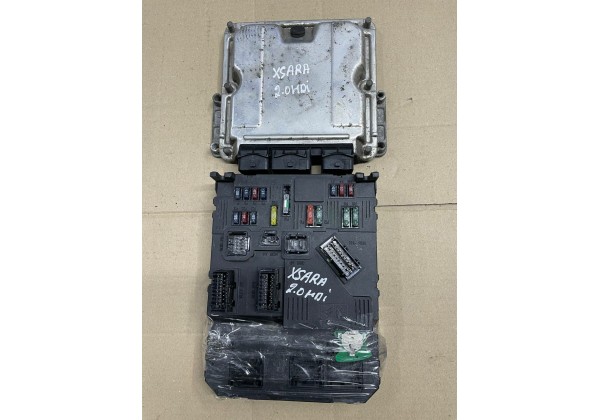 Комплект запалювання, ЕБУ, комп'ютер Citroen Xsara Picasso, 2.0 HDi, 0281011084, 9647693180, 9640938680, 9650584580, S118085320 B