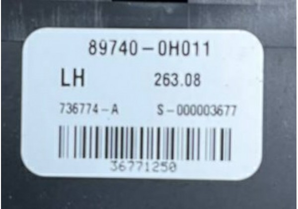 Комплект запалювання, ЕБУ, комп'ютер, Citroen C1, Peugeot 107, Toyota Aygo, 1.0 i, 89661-0H013, 0261208704, 89740-0H011, 89780-0H021