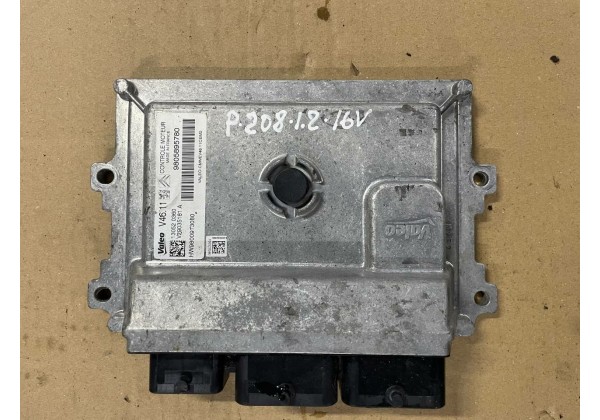 Електронний блок управління двигуном, ЕБУ, комп'ютер Citroen C3 II, Peugeot 208, 2008, 1.2 VTi, 9805895780, 9800913080