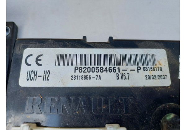 Комплект запалювання ЕБУ Renault Kangoo, 1.5 DCi, Euro 4, 8200513076, 8200582518, 8200584661