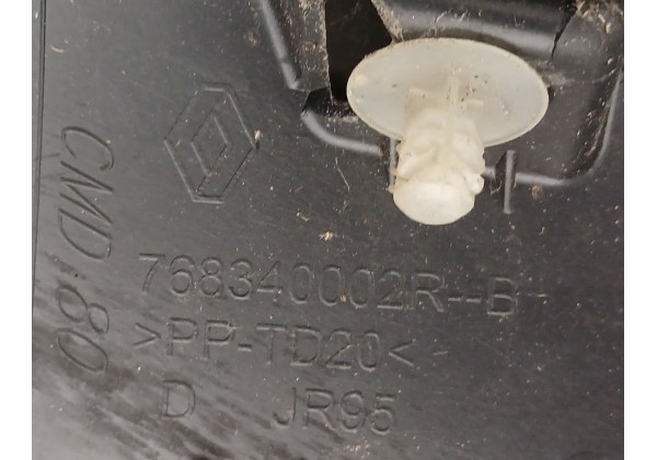 Накладка правої стійки лобового скла зовнішня Renault Scenic III, 768340002R