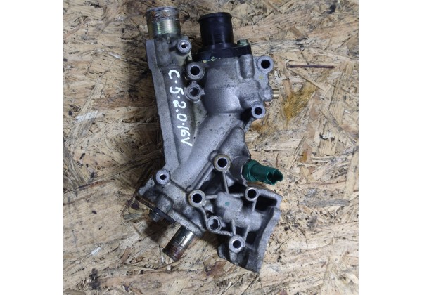 корпус термостата Citroen, Peugeot 1.8, 2.0 16V, 9635696080, 7291850K1, 1336Q4