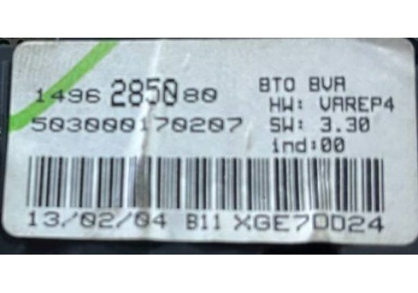 Інформаційний дисплей Citroen C8, Peugeot 807, 1496285080