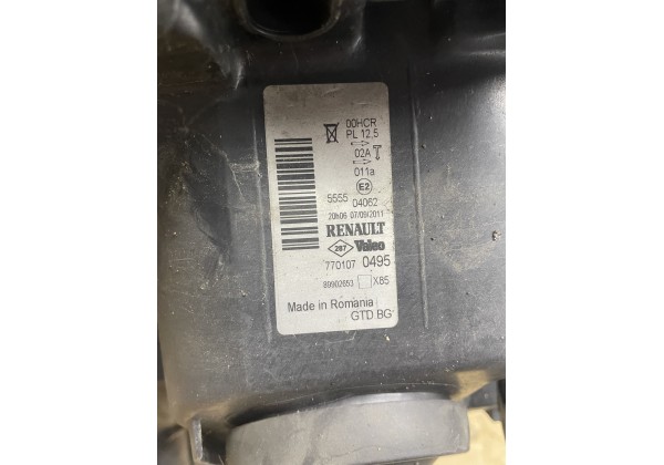 Фара ліва Renault Clio III 05-09, 7701070495