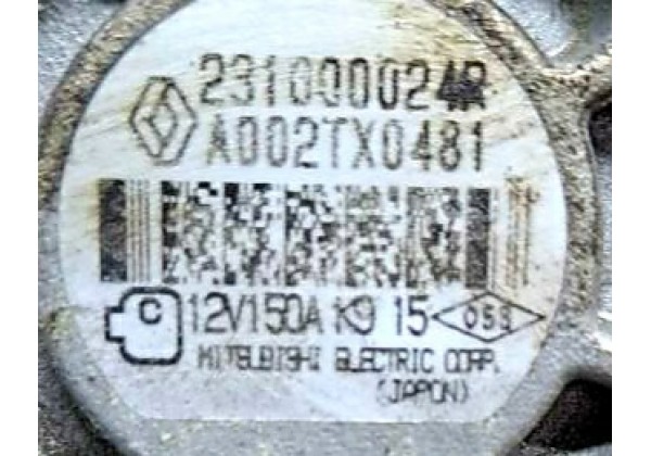 Генератор Renault Megane 2-3, Scenic 2-3, 1.4 16V, TCe, 2.0 DCi, 150A, 231000024R, 8200404461, 8200525891, 8200725683, 7711368440, 7711497596 
