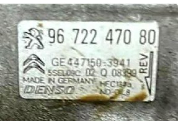 Компресор кондиціонера Citroen C3 II, Peugeot 208, 2008, 1.0-1.2VTi, DENZO, 1608325980, 9672247080, 447150-3941 