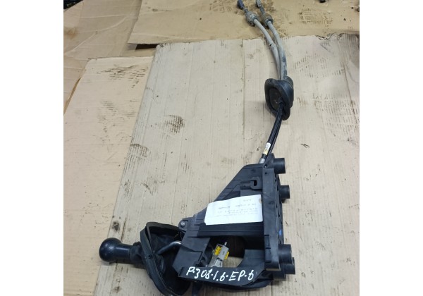 Куліса перемикання передач з тросами Пежо 308 T7, 1.6 бензин (EP6),9672042980